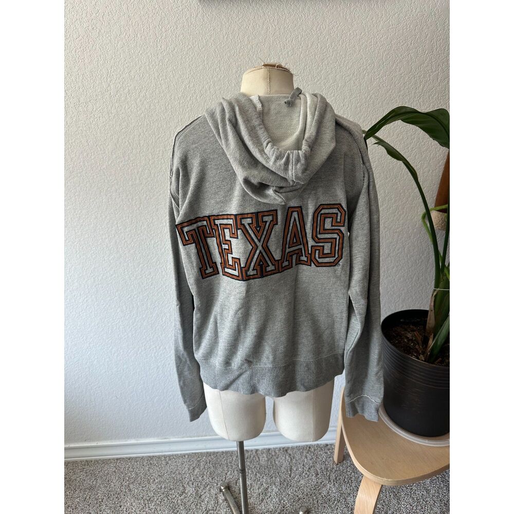 Russell Athletics Full Zip UT Longhorns Gray Sweater